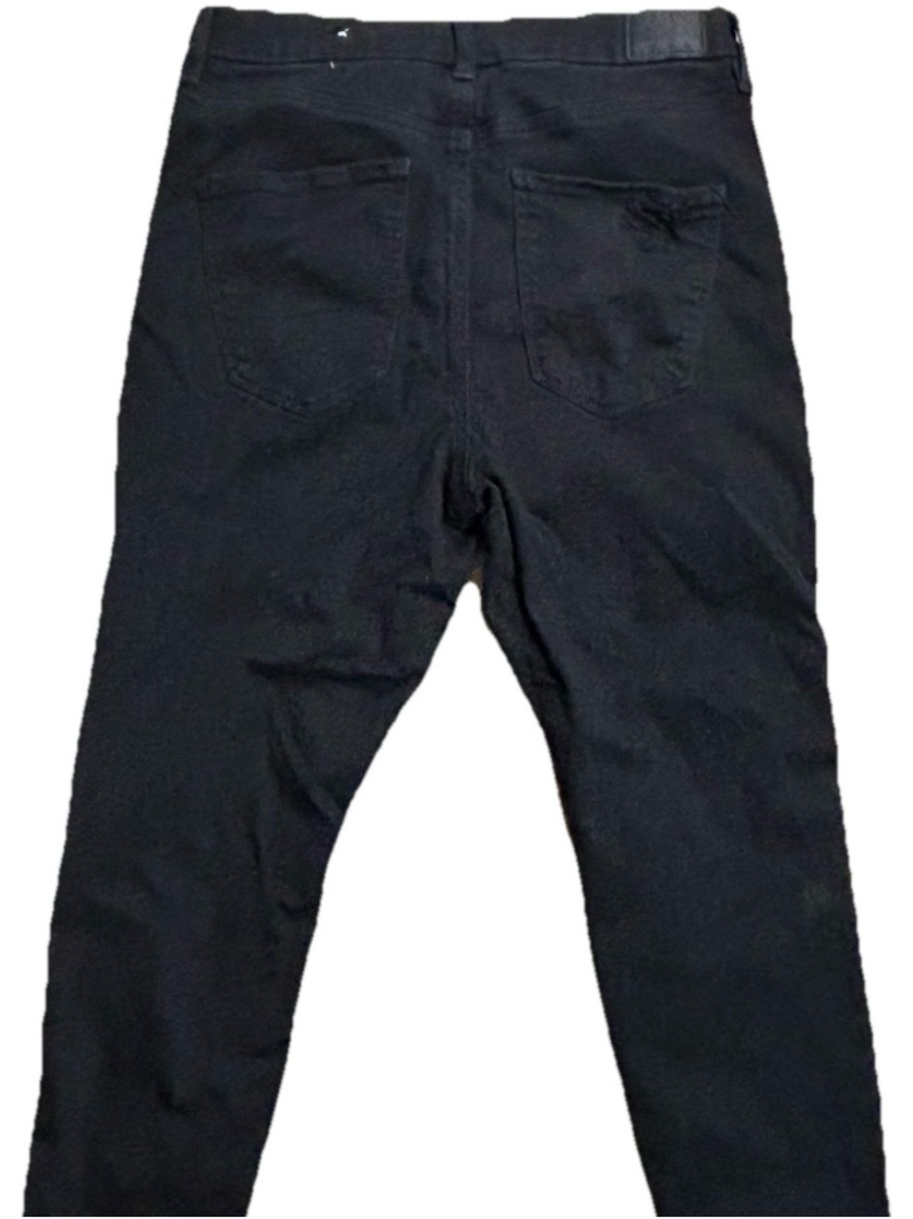 American Eagle Outfitters Women’s Curvy High Rise Jegging Jeans Black Distressed - Picture 2 of 8